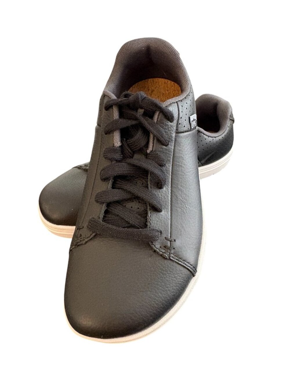 LEMS Kourt Wide Toe Box Zero Gravity Barefoot Style Leather Sneakers NWOT